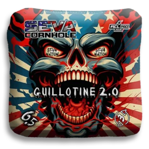 Guillotine 2.0 - Screaming Skull - Set of 4 Cornhole Bags
